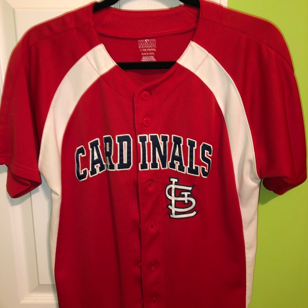Youth cardinals baseball jersey